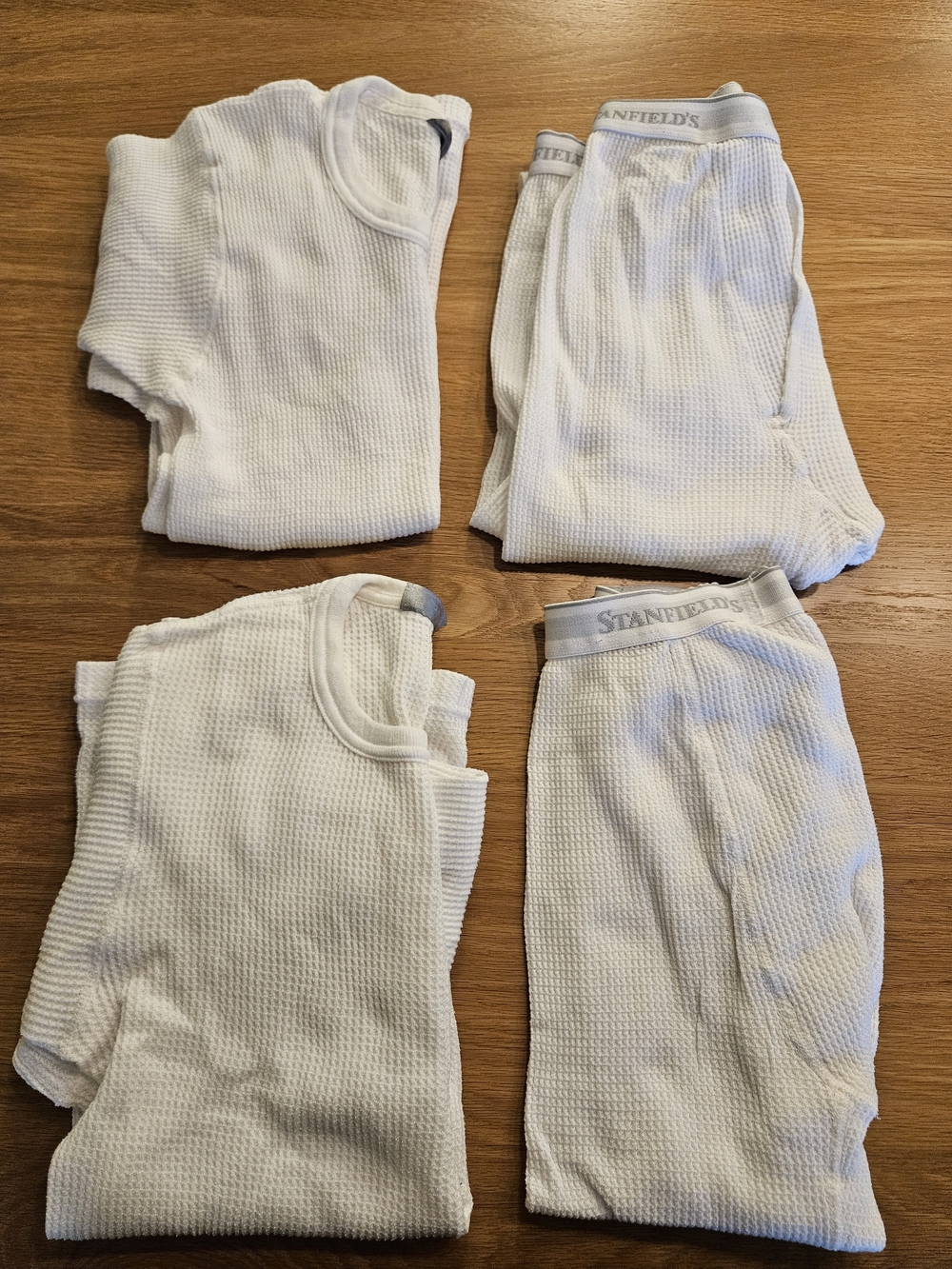 Stanfields Cotton White Thermal Bundle - 2-Pack